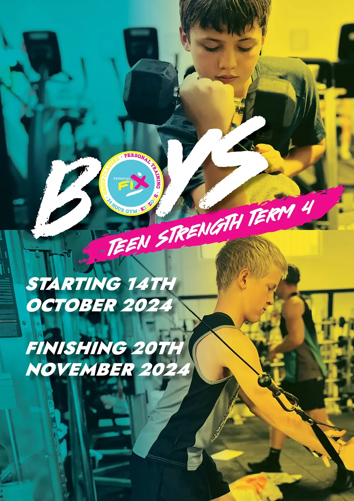 Boys Teen Strength Term 4 June 2024