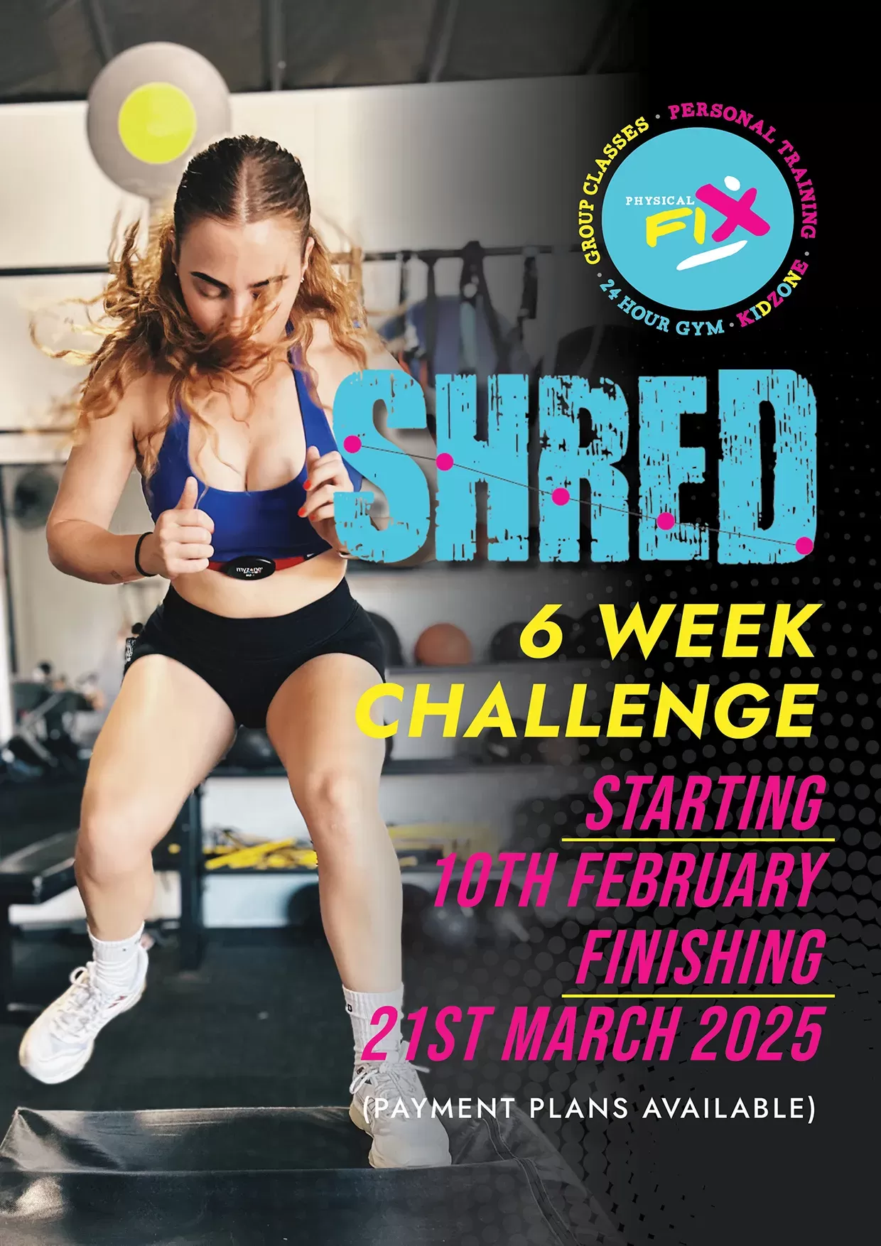 Shred 6 Week Challenge Term 1 2025